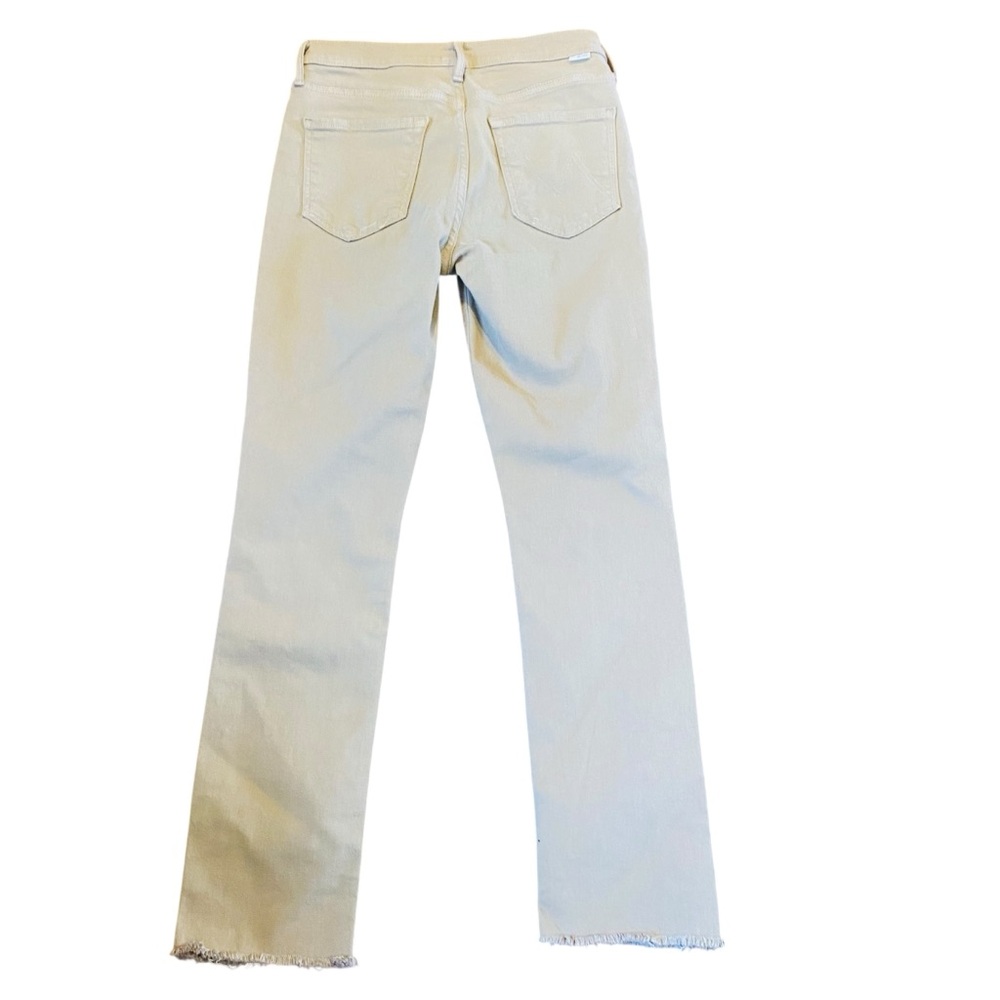 Mother Mid Rise Dazzler Ankle Fray Prairie Sand 26 - Picture 9 of 15